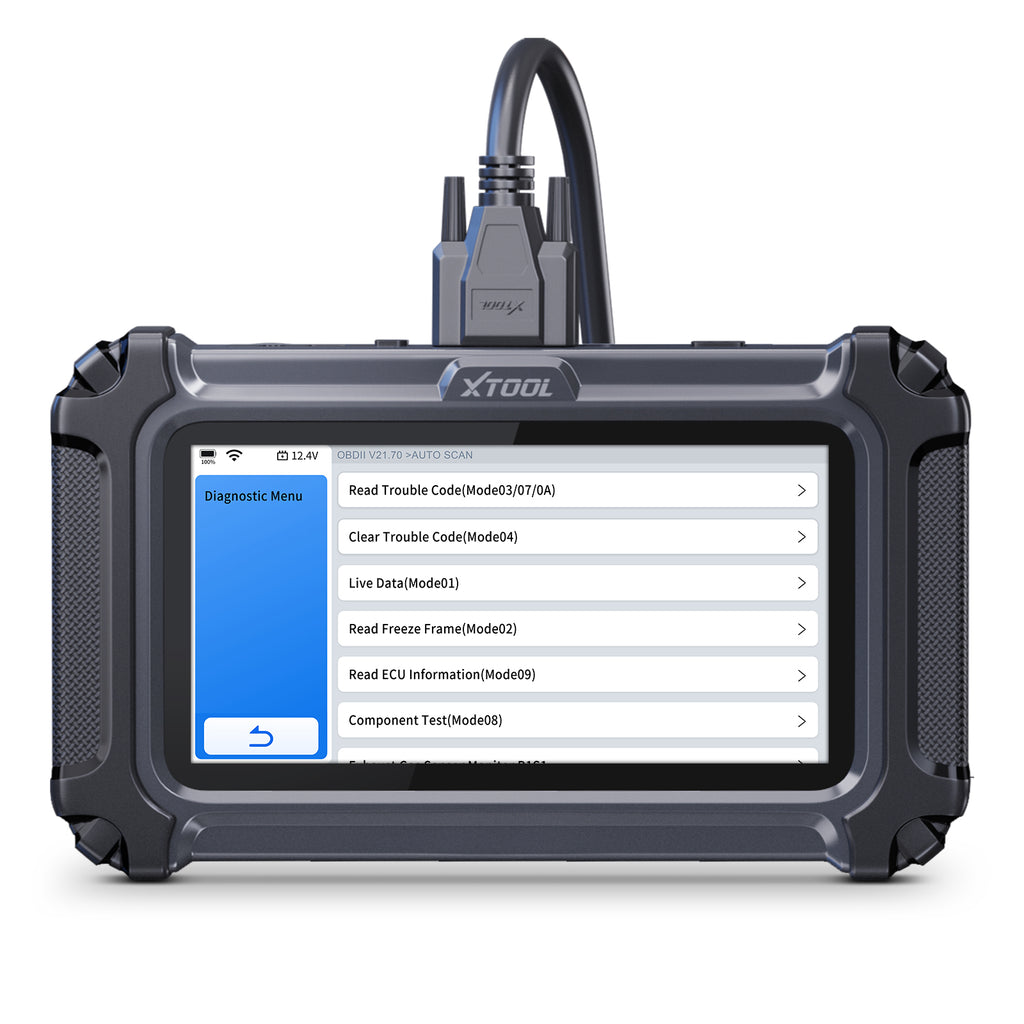 xtool D6 Scanner OBD2 Système Complet Outil de Diagnostic avec Mises à Jour Gratuites à Vie | Lecteur de Code pour Voiture & Outil de Scan avec 15+ Réinitialisations