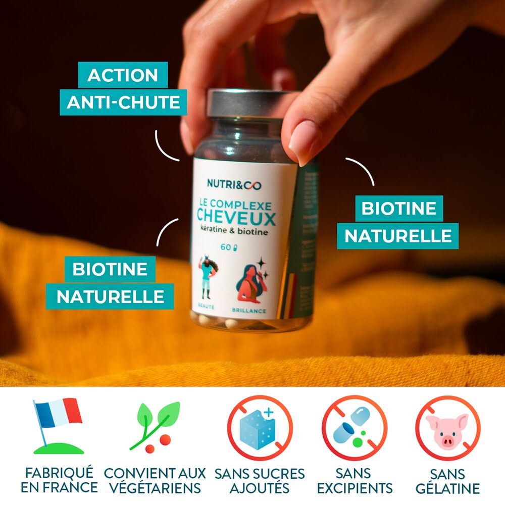 Nutri&Co Complexe Cheveux - 60 gélules