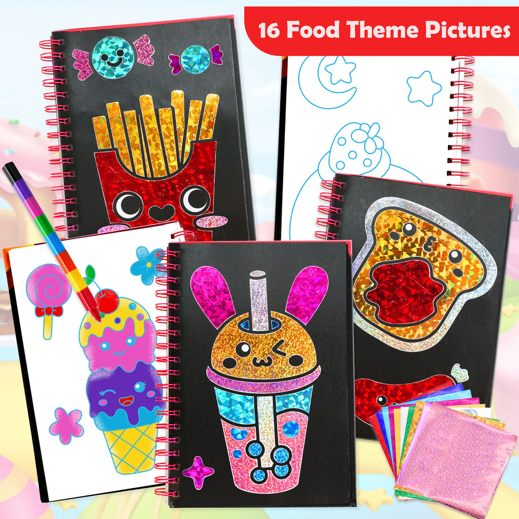 Kit de Création d'Art en Feuille Série Alimentation