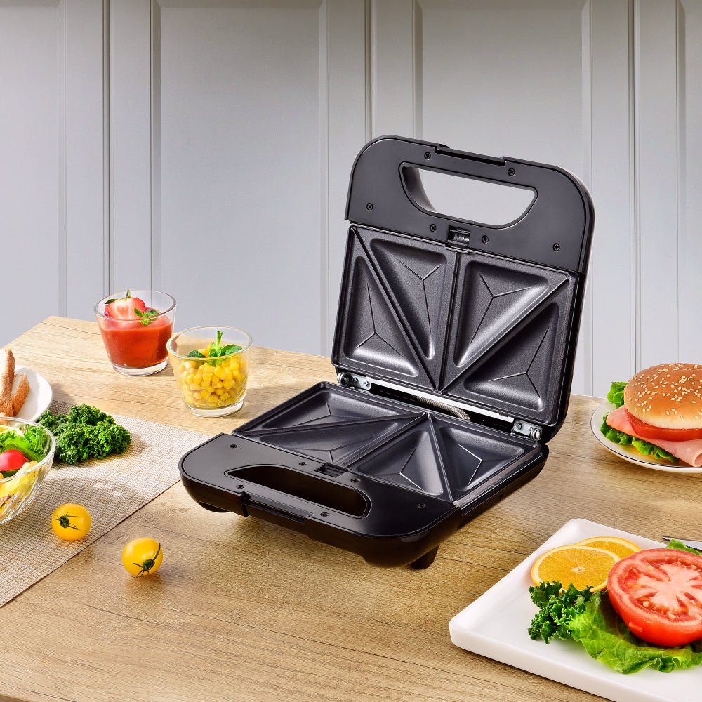 KITCHENCOOK Mister K Appareil à sandwich 3-en-1 en acier inoxydable
