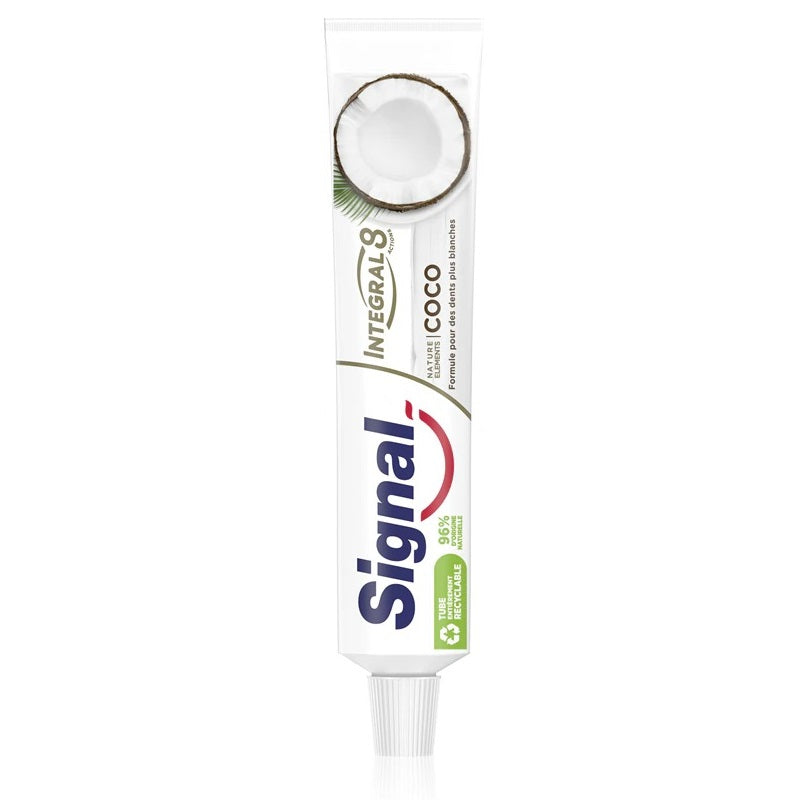Signal Integral 8 Nature Elements Dentifrice Noix de Coco 75 ml