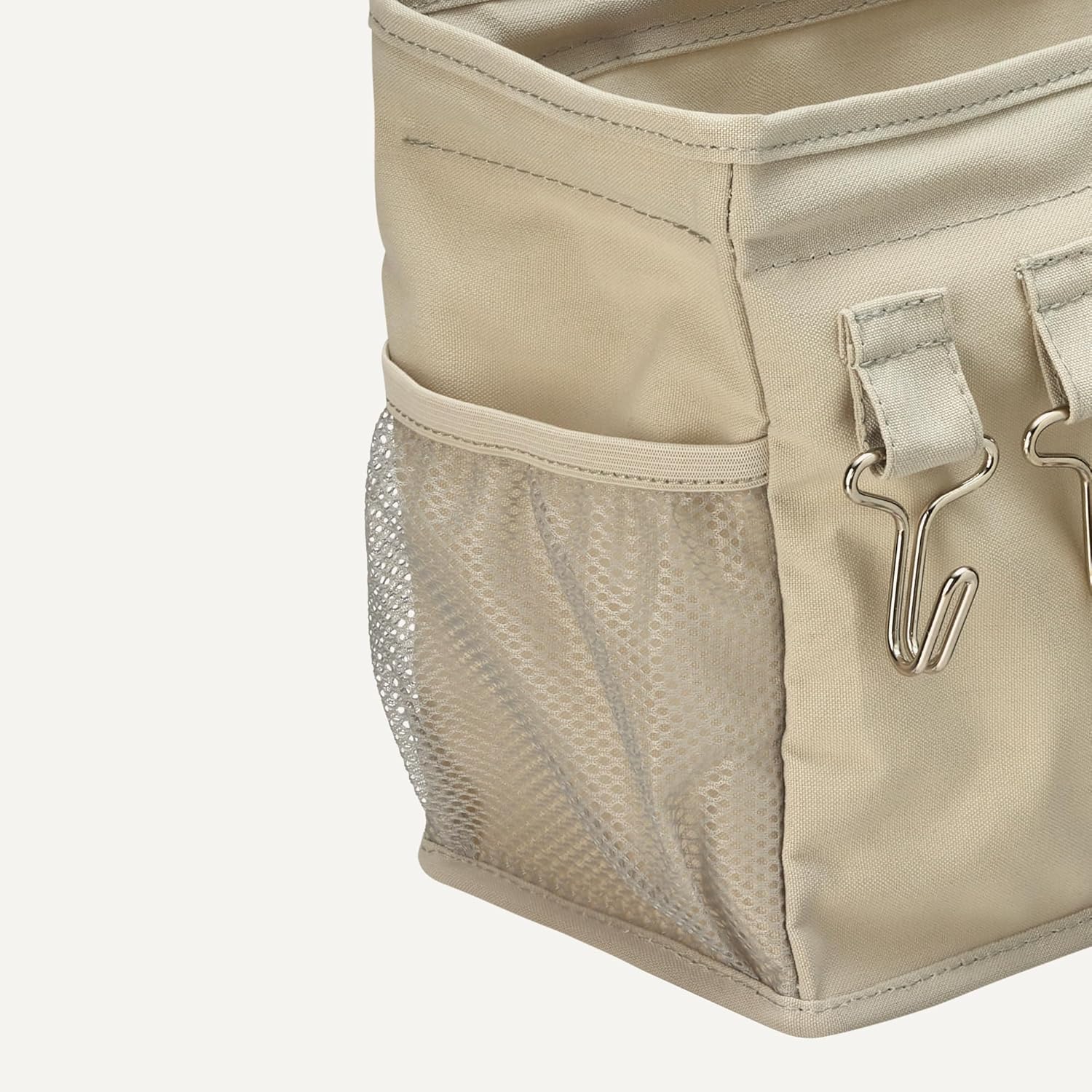 ANQI Organisateur de rangement suspendu de chevet, 4,72 x 14,57 x 7,87 in, Lin, Gris foncé