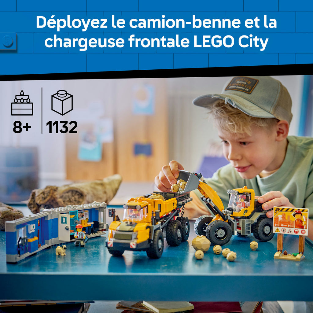 LEGO City 60494 Le camion-benne et la chargeuse frontale