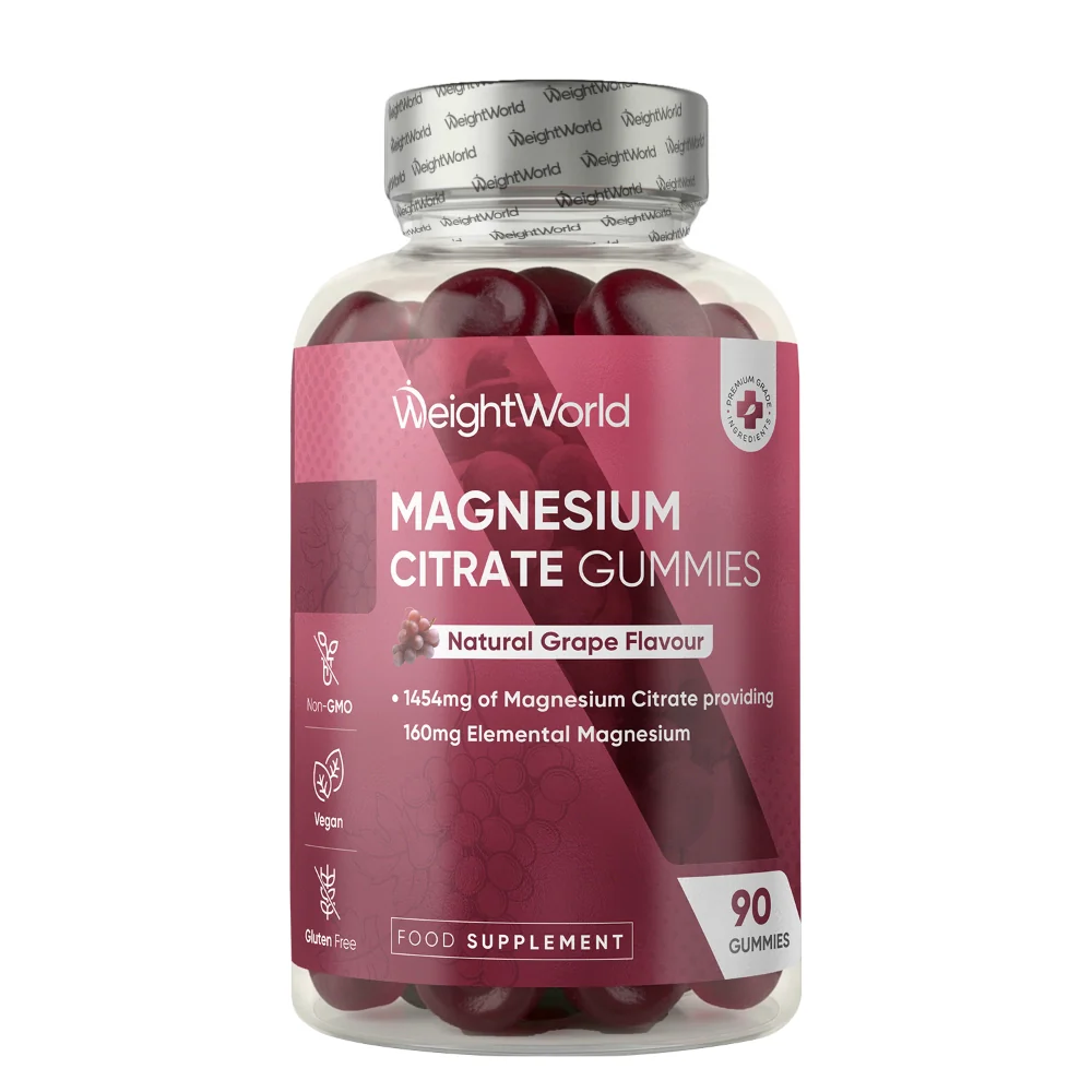 WeightWorld Citrate de magnésium 125 mg 90 gommes