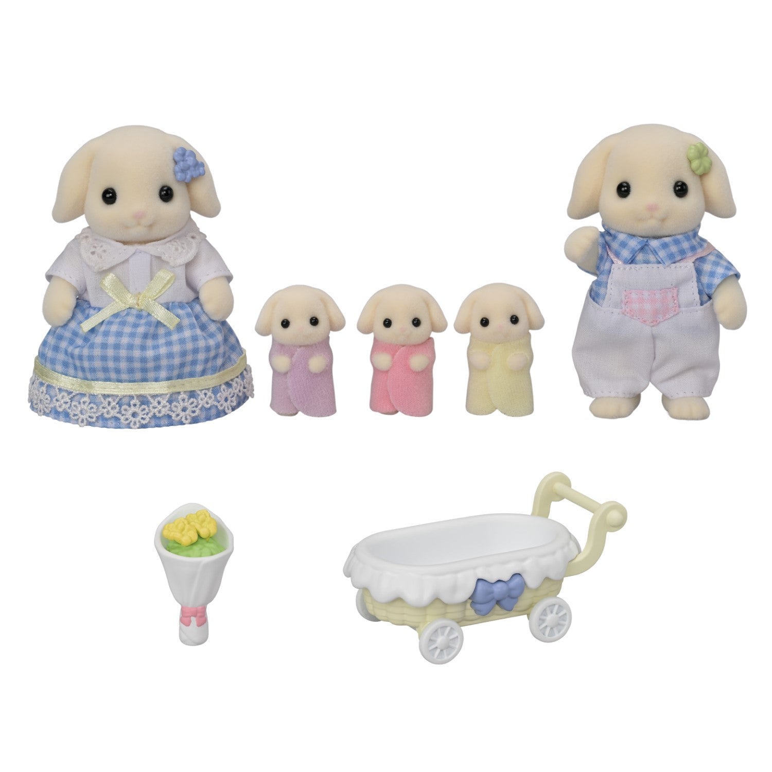 Sylvanian Families Coffret de la famille Flora Lapin