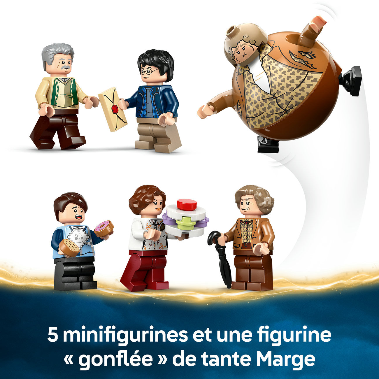 LEGO Harry Potter™ 76451 Privet Drive : la visite de tante Marge