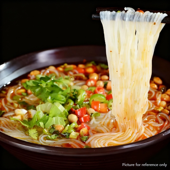 Bai Jia Nouilles de patate douce pour mala tang aux épices piquantes - 105 g