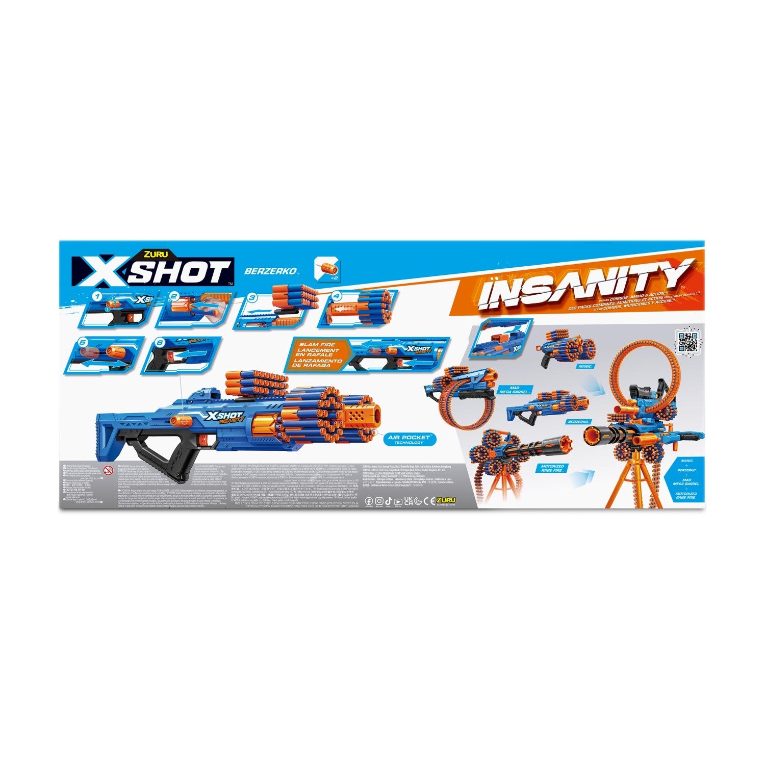 Blaster X-Shot Insanity Berzerko
