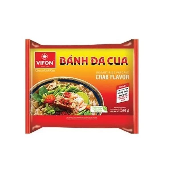 VIFON Nouilles de riz saveur crabe Banh Da Cua 60 g