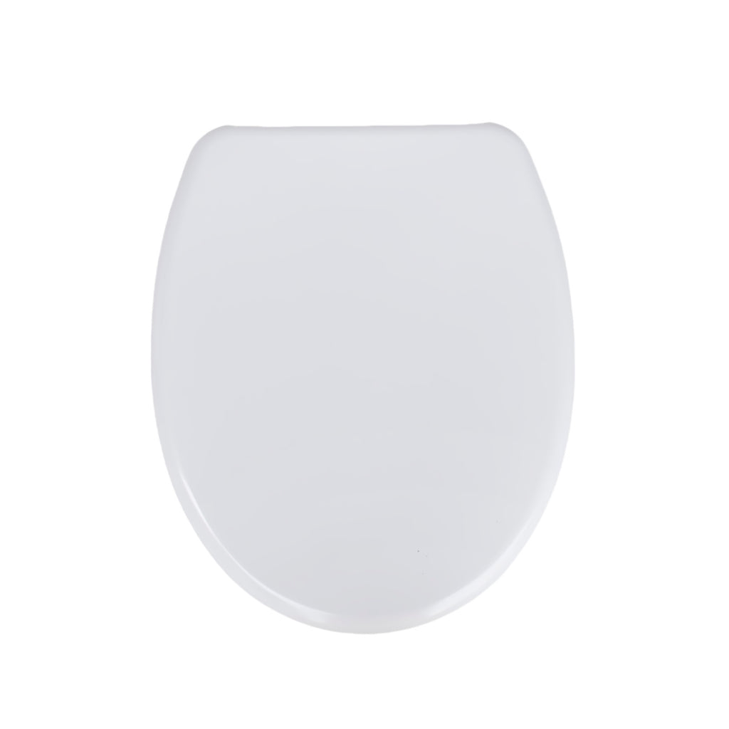 HomSeat Abattant WC en forme de O de qualité supérieure avec fonction d’arrêt en douceur – Fabriqué en plastique de haute qualité, 38,5 x 37,0 cm, 1 ensemble