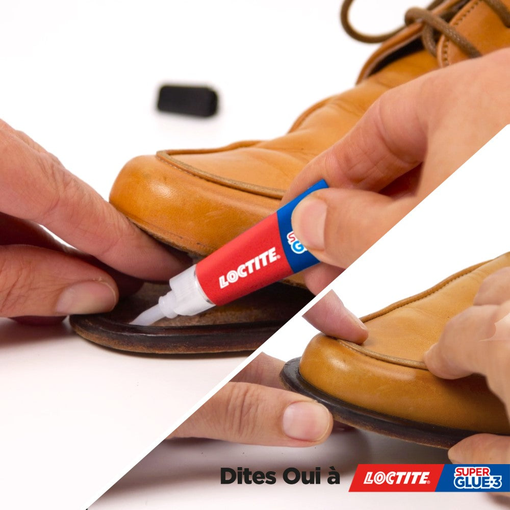 Henkel Loctite – Super Glue-3 Original (2 tubes de 3 g) – Colle forte et résistante de haute qualité – Colle liquide tous matériaux, transparente à séchage rapide