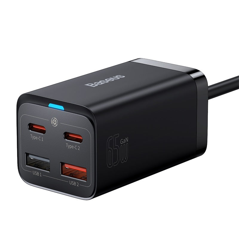 Baseus GaN3 Pro Chargeur rapide de bureau à 4 ports 65 W
