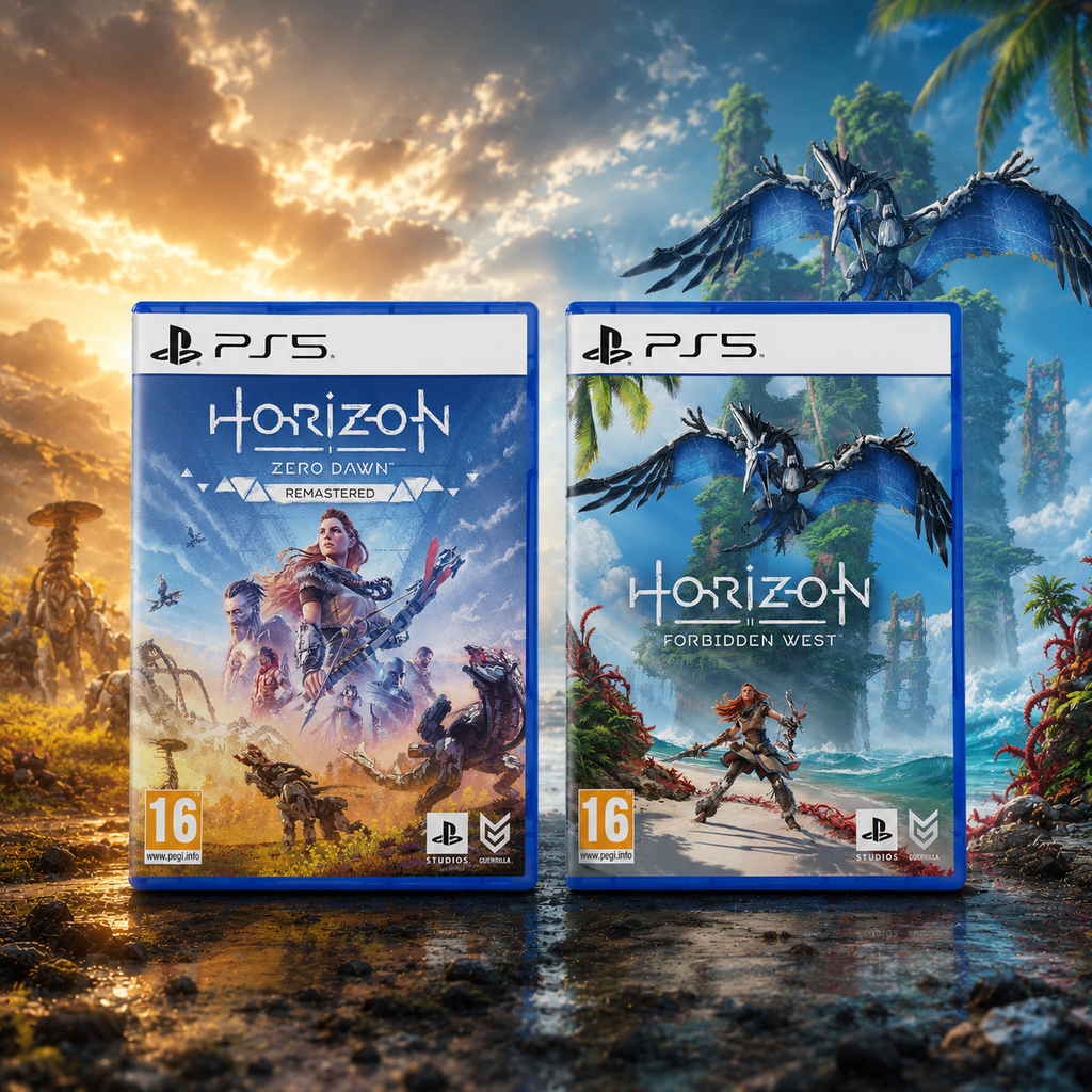 Horizon: Zero Dawn Remastered + Horizon: Forbidden West - PS5 - Version Française
