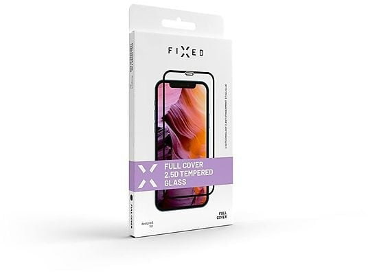FIXED Verre trempé Full Cover 2,5D pour Apple iPhone 15, noir