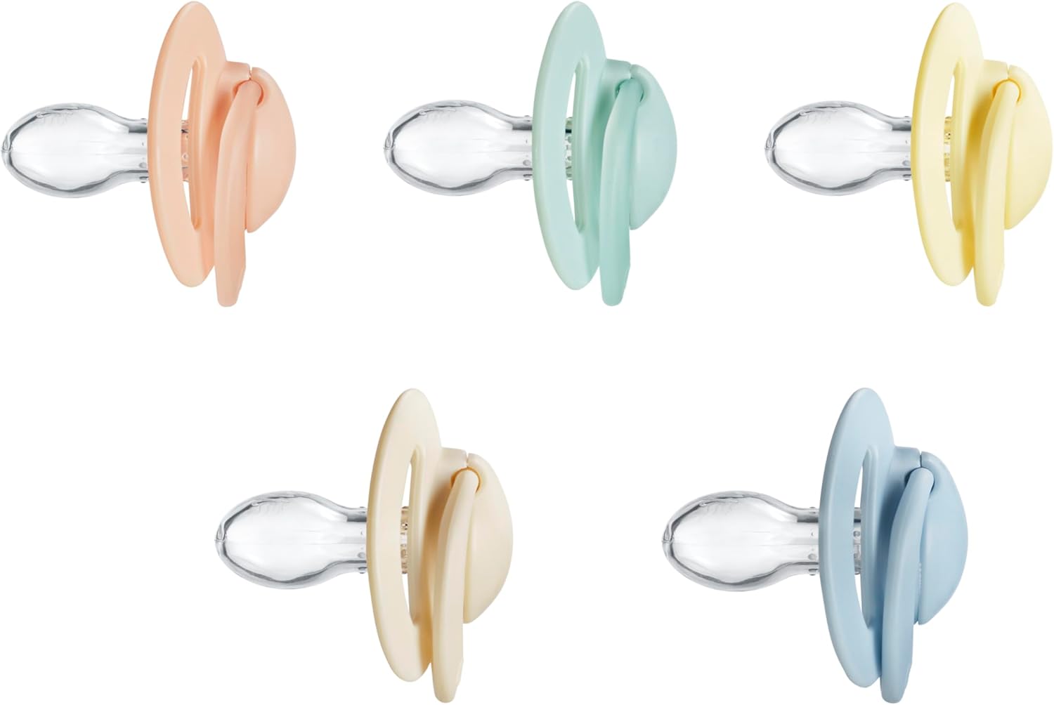 Nuby Lot de 5 sucettes Value 6-18 mois