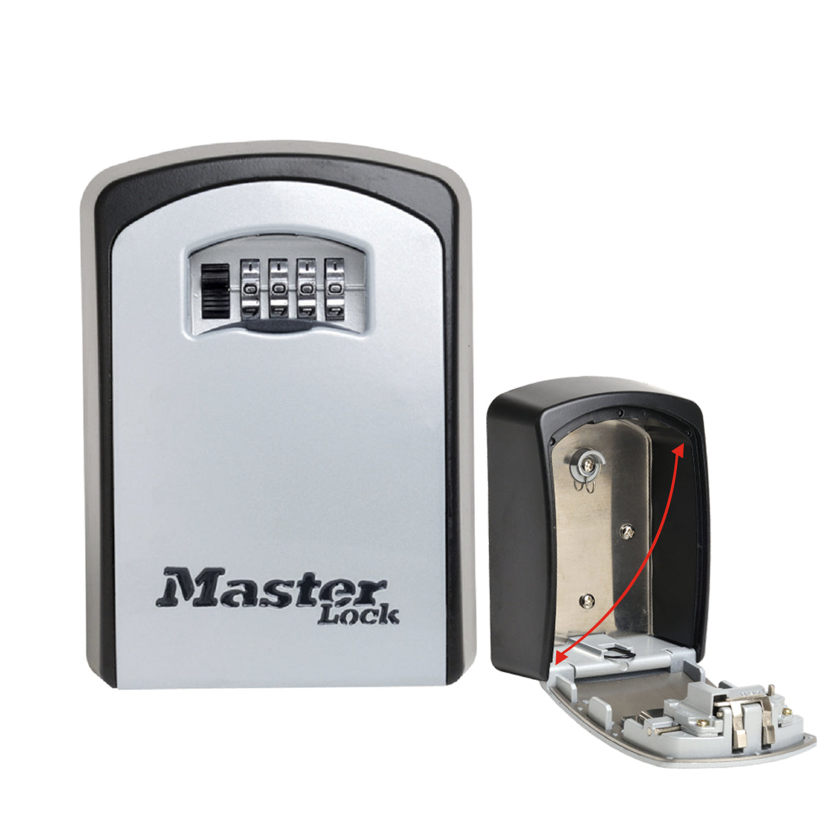 Master Lock Coffre à clés mural extra-large, XL 106 x 146 x 53 mm, pour l’extérieur, kit de montage inclus, pour la maison, le bureau et l’industrie, y compris les véhicules