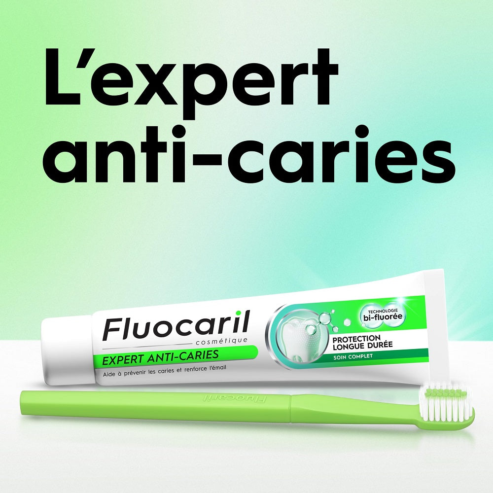 Fluocaril Expert Dentifrice Soin Complet Anti-Caries Double Fluor 75 ml