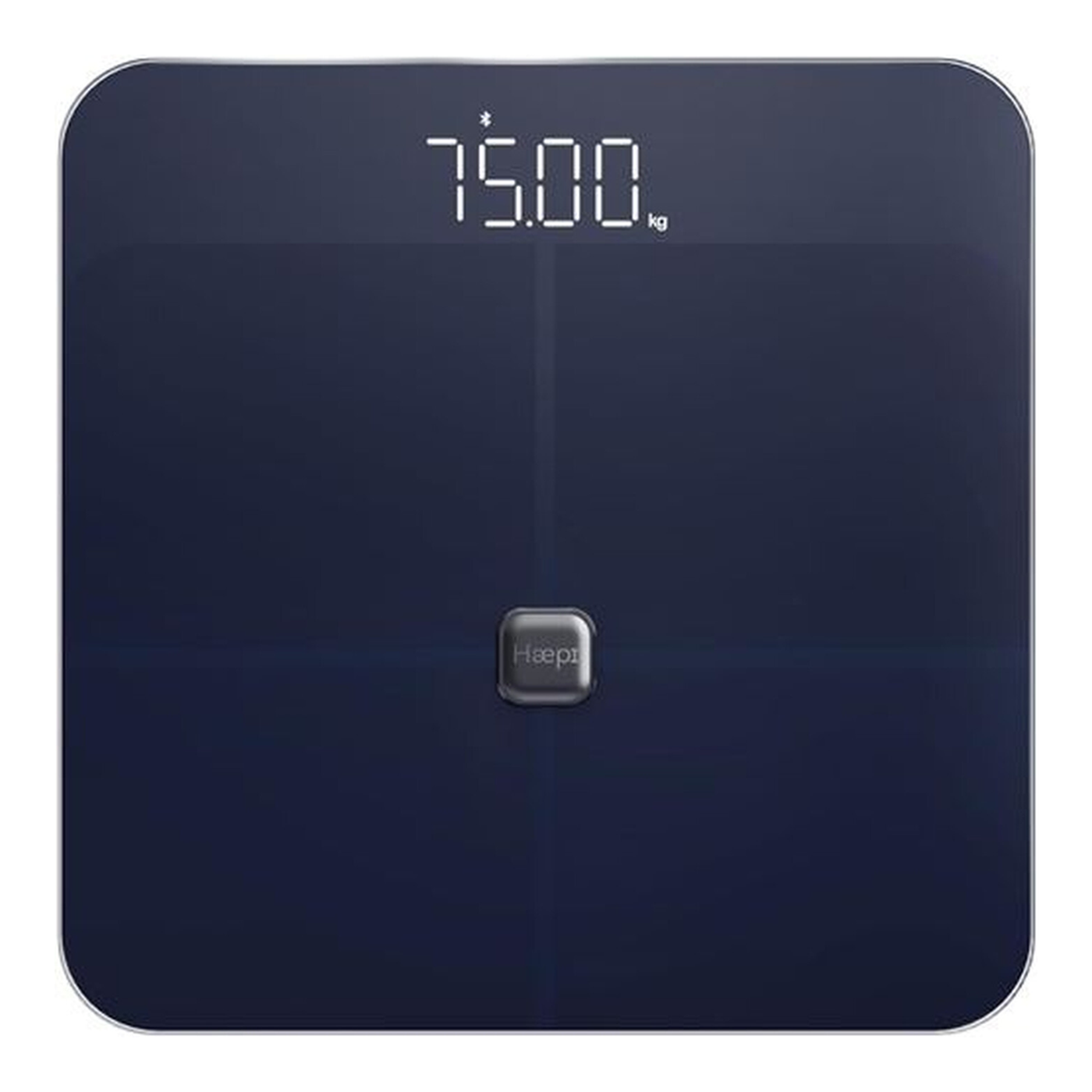 Haepi Lisa Pèse-personne connecté Bluetooth Analyse de 15 données corporelles IMC graisse os muscle eau via application Piles incluses Garantie 15 ans