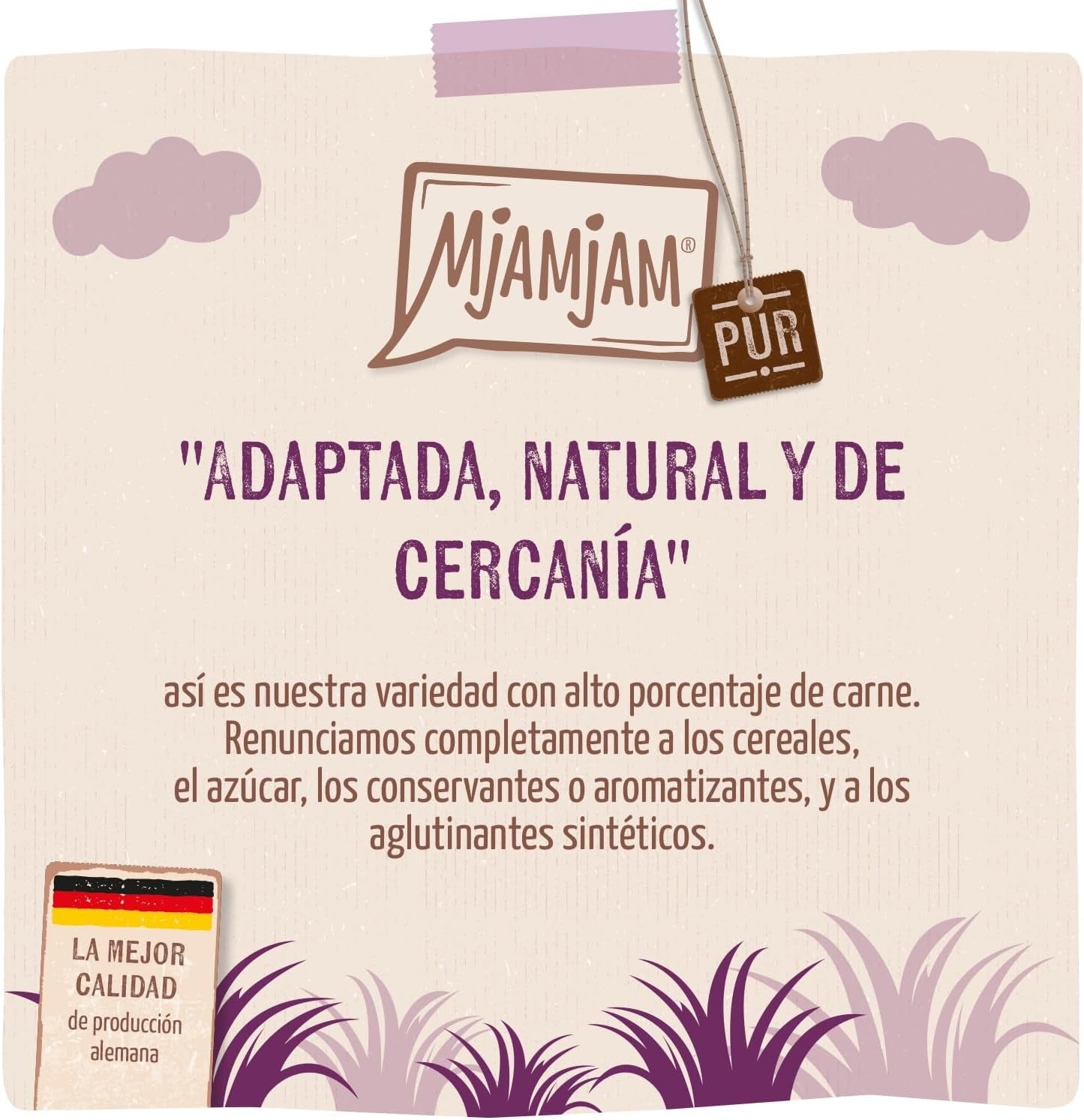 [Peut être servi frais pour l'été] MjAMjAM Nourriture humide pure pour chat sanglier - 400 g x 6