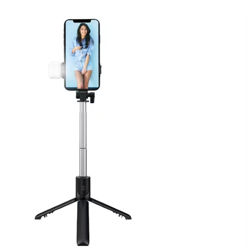 Perche à selfie Verbex S05s, support de téléphone Bluetooth, extensible jusqu'à 1 mètre, avec lumière d'appoint, universelle pour les selfies, prise de vue horizontale et verticale