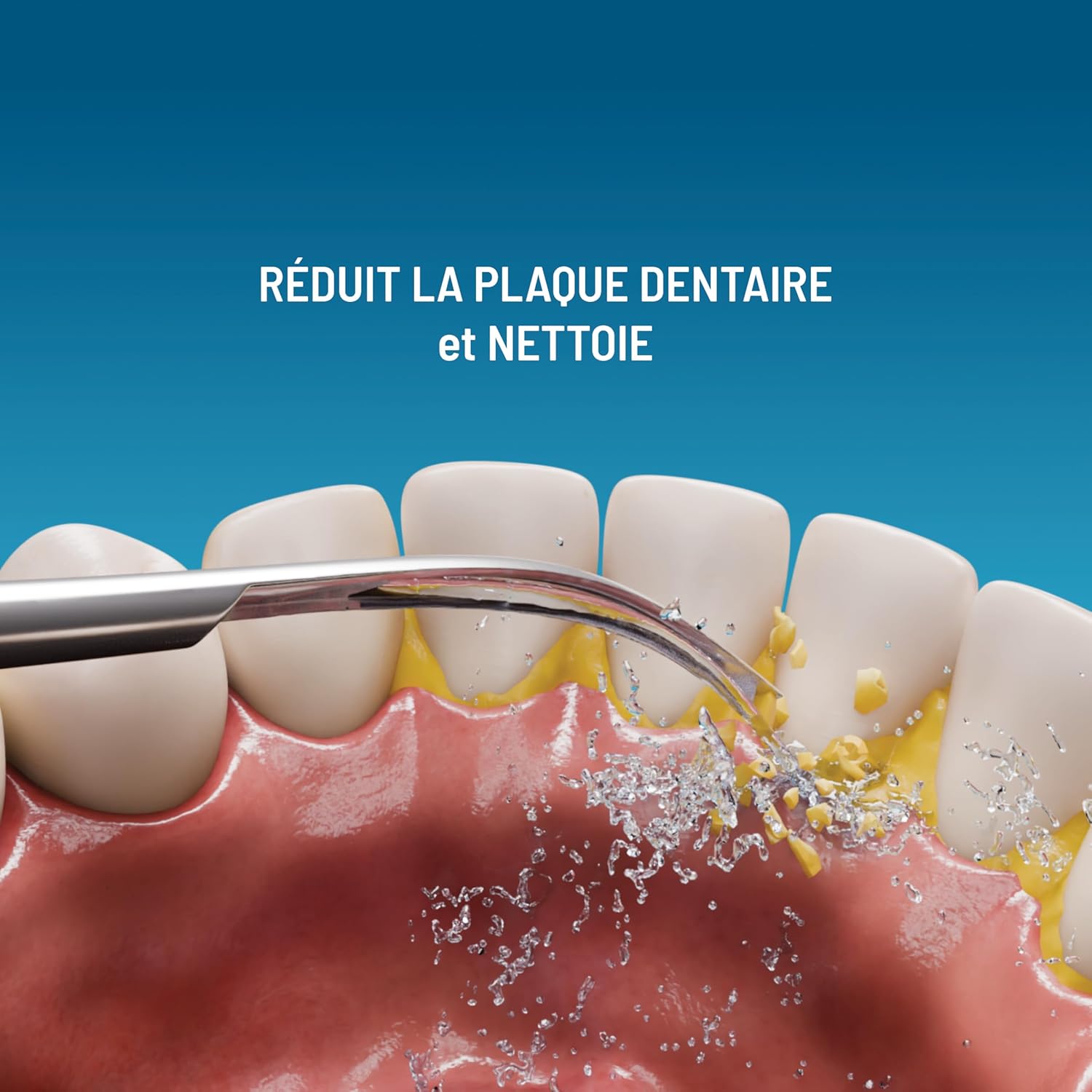 Haepi Julia – Brosse à dents électrique sonique 3-en-1 | Brossage + Jet interdentaire + Nettoyage des gencives | 48 000 vibrations/min | Rechargeable par USB