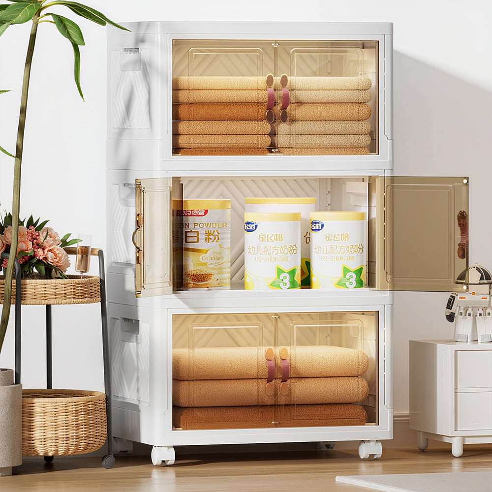 SNSP Coffre de rangement pliable 84 L