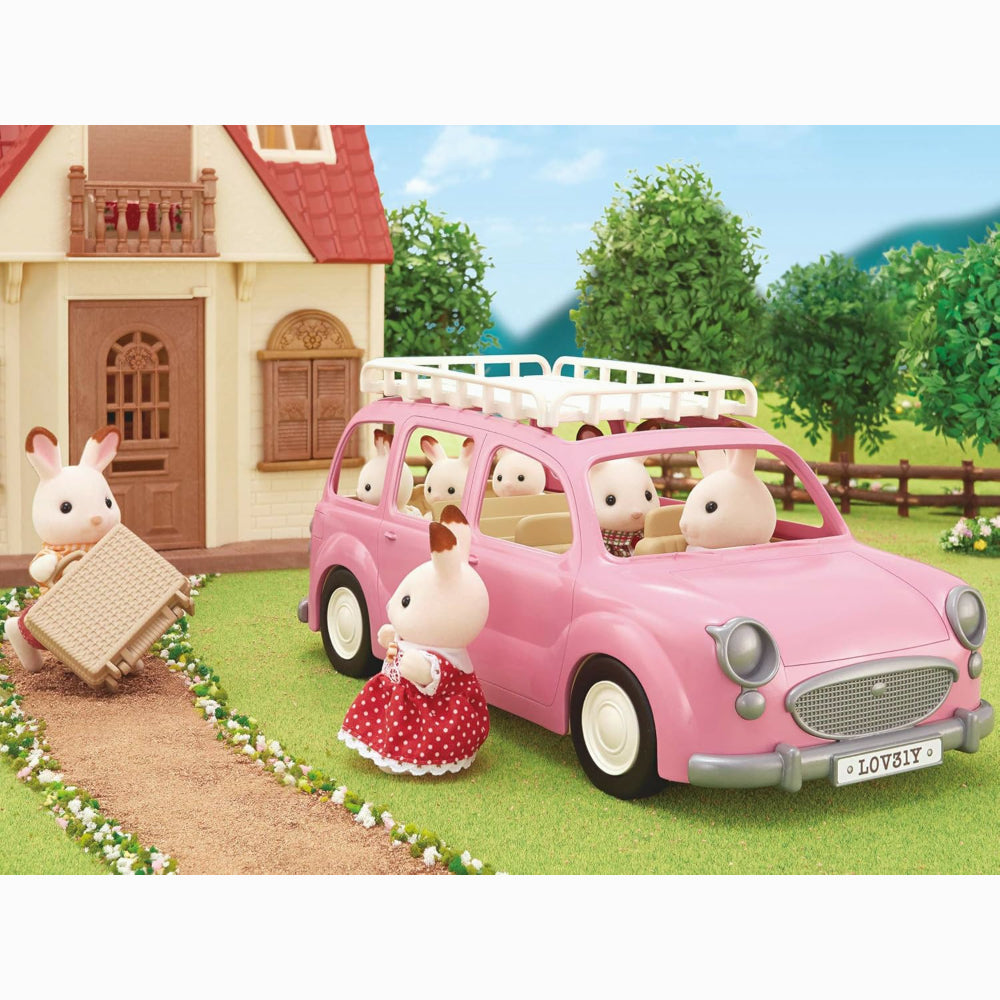 Sylvanian Families Pack de Jeu de Camping-Car de Pique-Nique en Famille