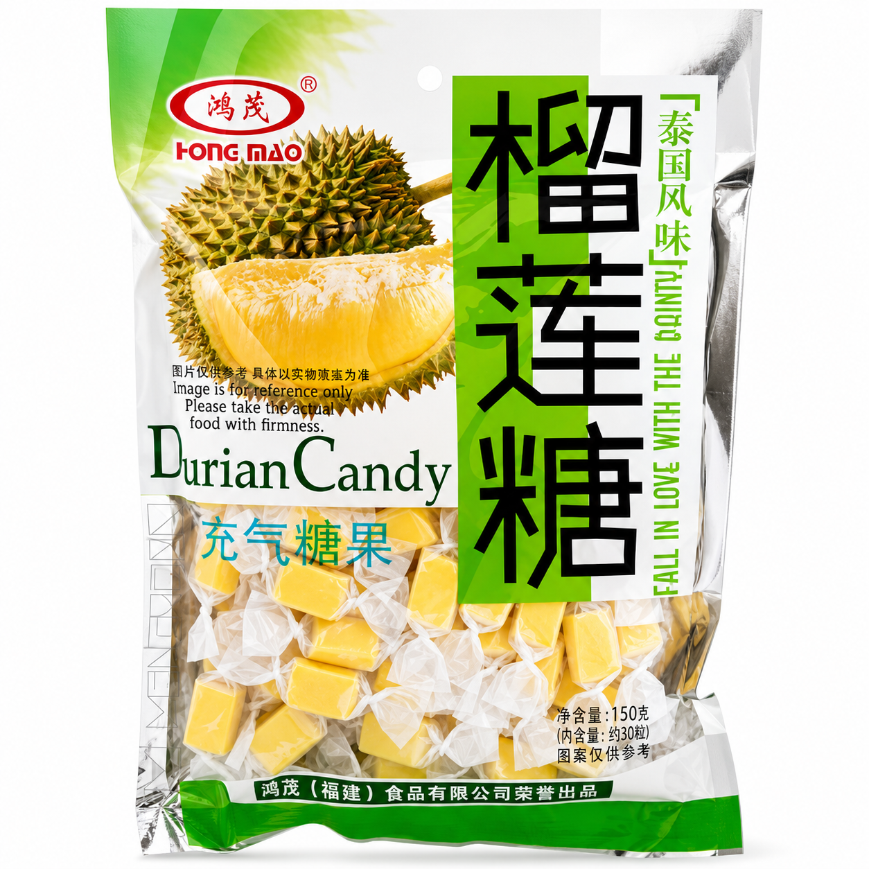 Hong Mao Bonbons au durian - 130 g