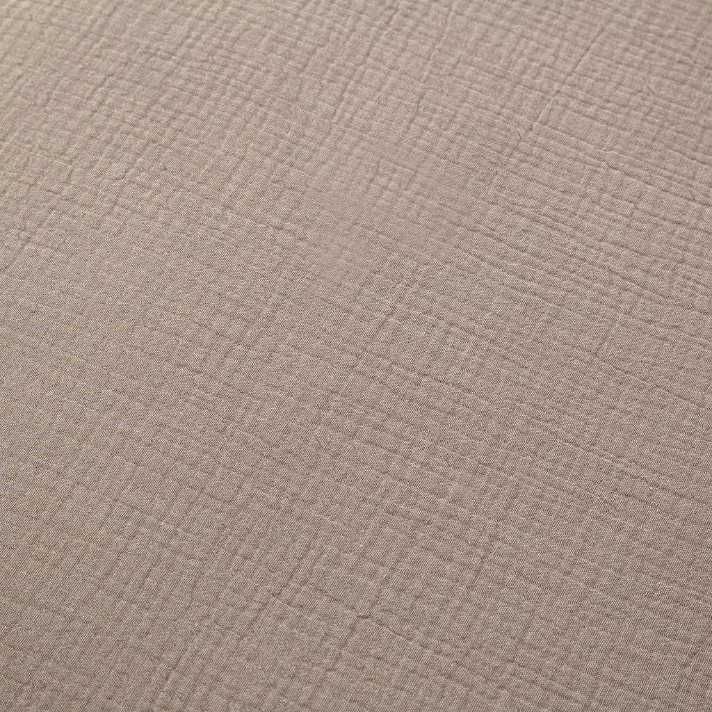 Ensemble housse de couette et taies d'oreiller en double gaze de coton, kaki, 200 x 200 cm + 80 x 80 cm x 2