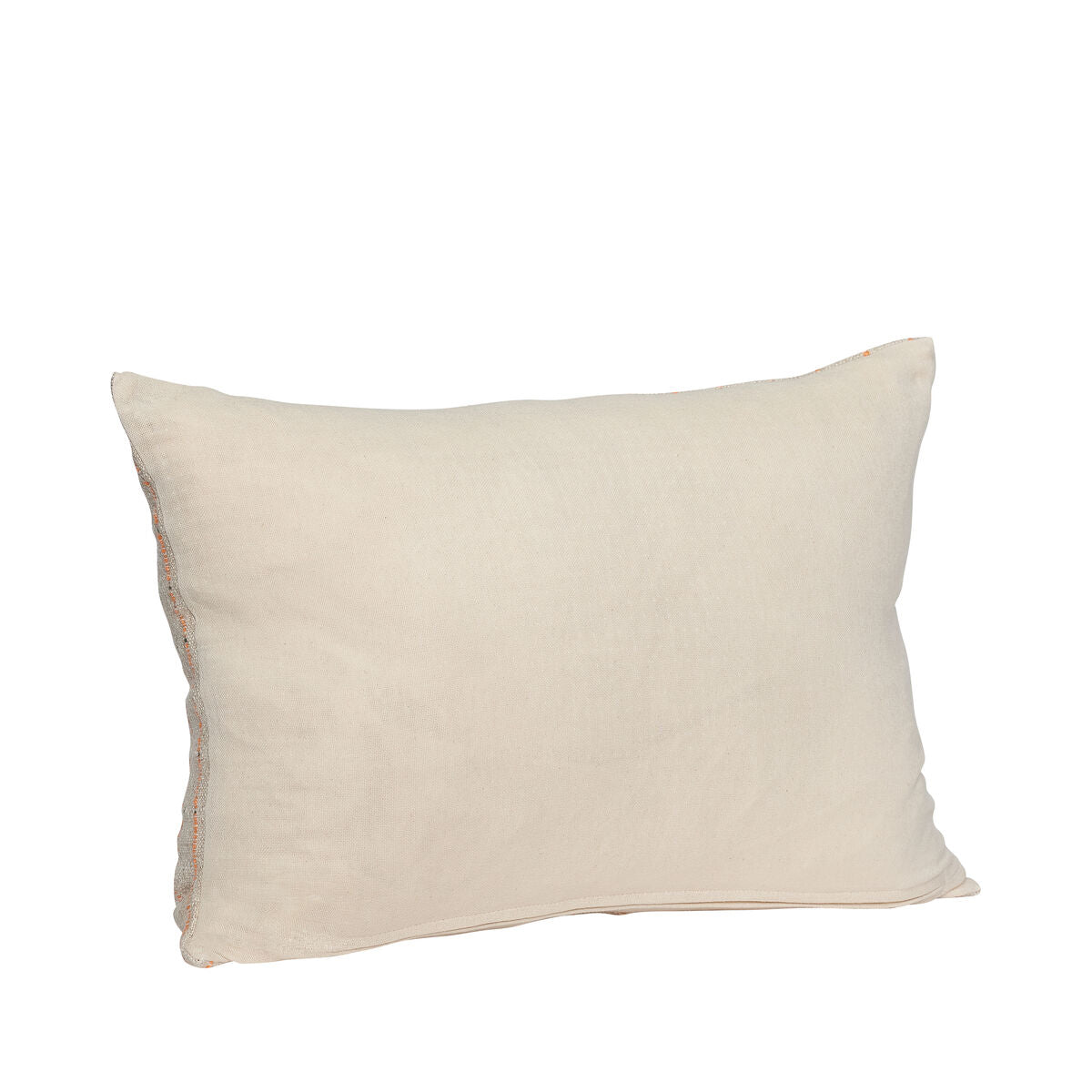 Hübsch Rhythmic Coussin Beige/Orange/Noir