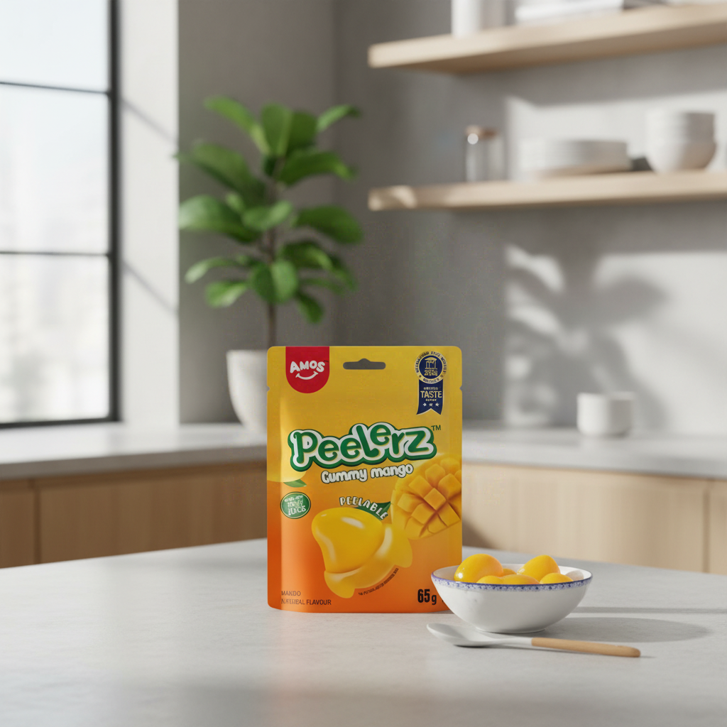 Amos Peelerz Bonbons gélifiés à la mangue - 65 g