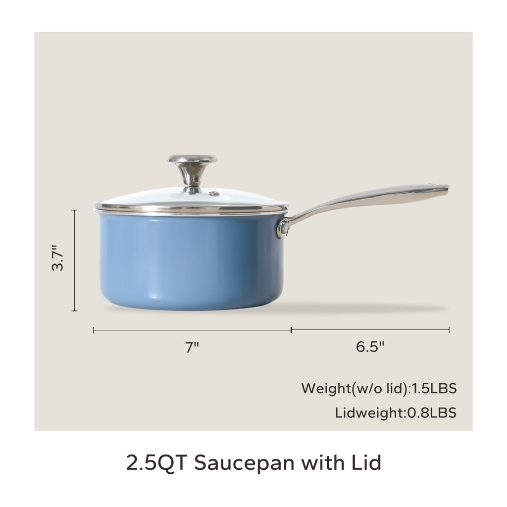 Redchef Gemstone Casserole en aluminium 18cm Bleu