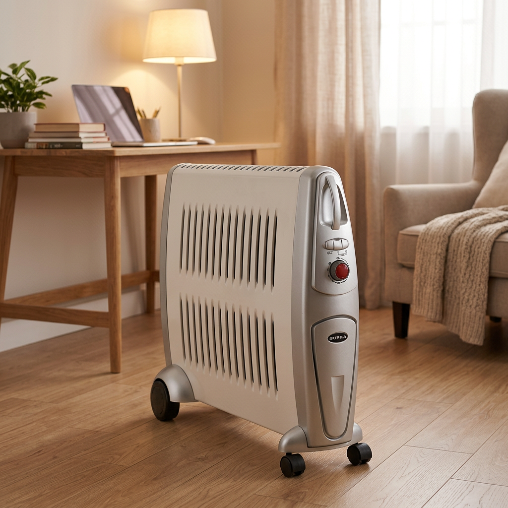 SUPRA Ceramino 1503 Radiateur en céramique 1500 W Chauffage portable 3 niveaux de puissance 0,7 L Humidificateur Protection de sécurité antigel