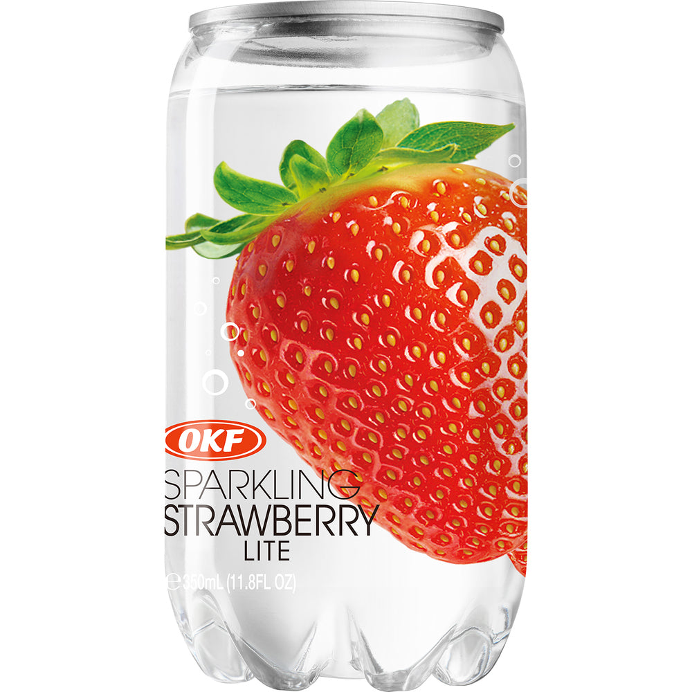 Boisson Pétillante OKF Saveur Fraise Canette 350ml