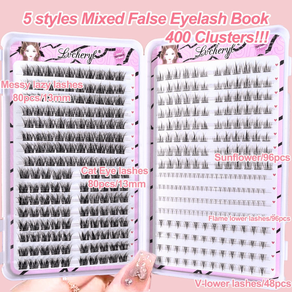Lvcheryl Coffret de faux cils 1-326