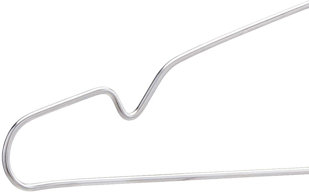 ANQI Lot de 50 cintres en acier inoxydable - Argent