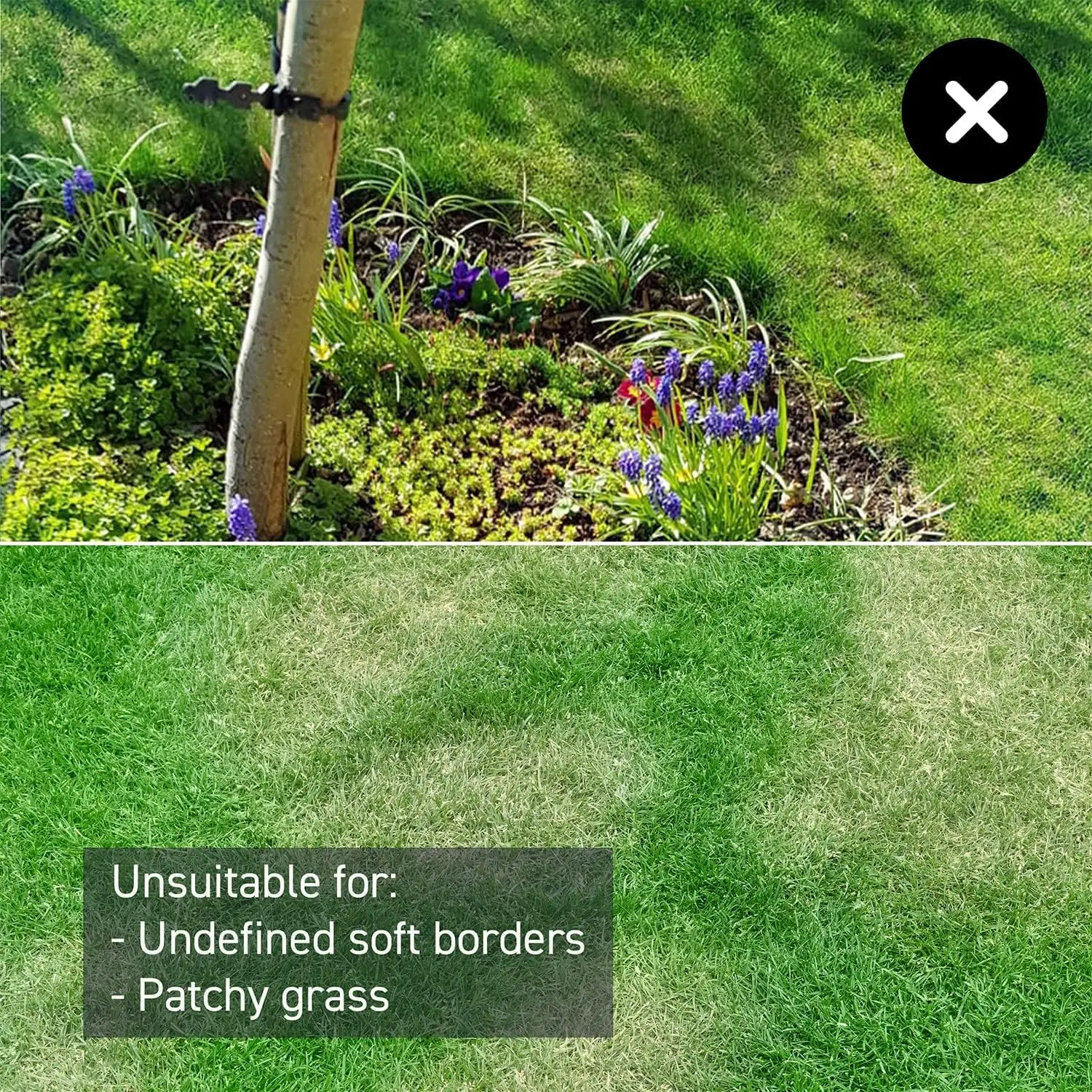 LawnMaster VBRM16-03 OcuMow Robot tondeuse sans fil jusqu'à 150 m² sans câble évitement d'obstacles