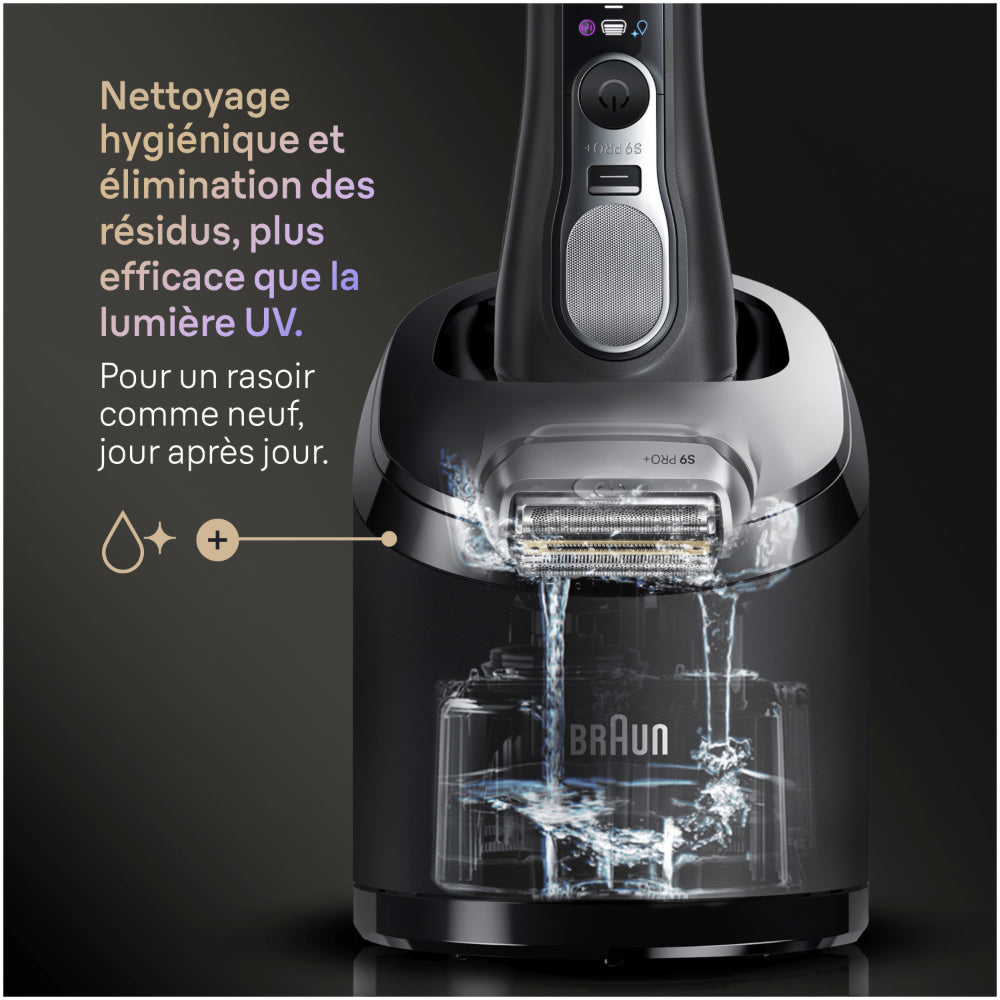 BRAUN Série 9 9660cc Rasoir à grille électrique - 5+1 éléments synchronisés - station de nettoyage et de charge intelligente
