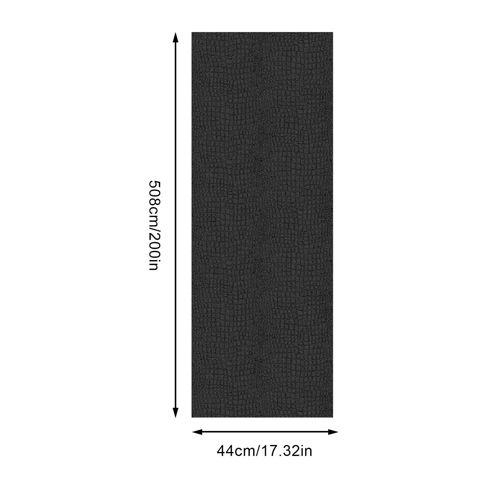 Papier Peint Autocollant Motif Crocodile Murgall 44x508cm 1 Rouleau