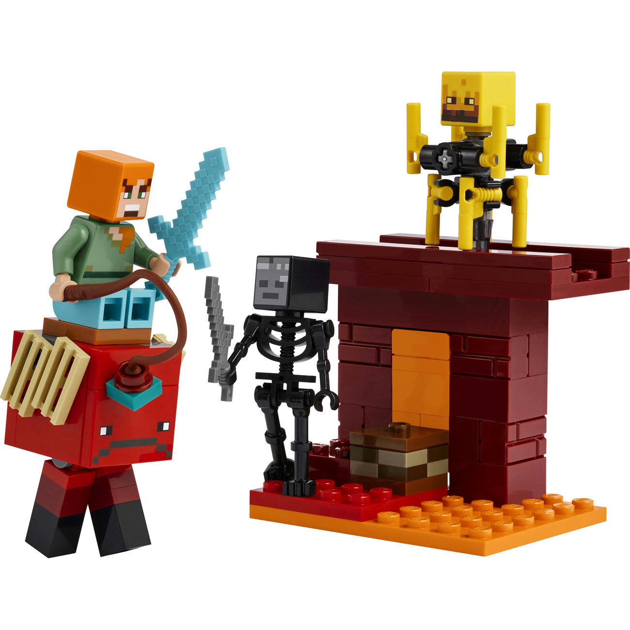 LEGO Minecraft 21266 La bataille de la lave du Nether