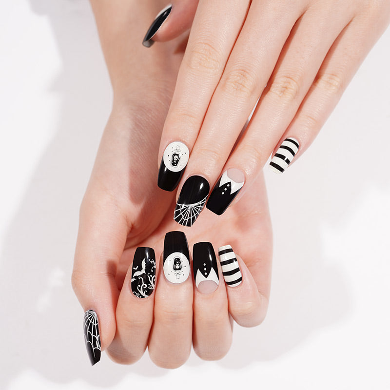 MEOMAGIC-14-191 Autocollants gels pour ongles - 20 pièces