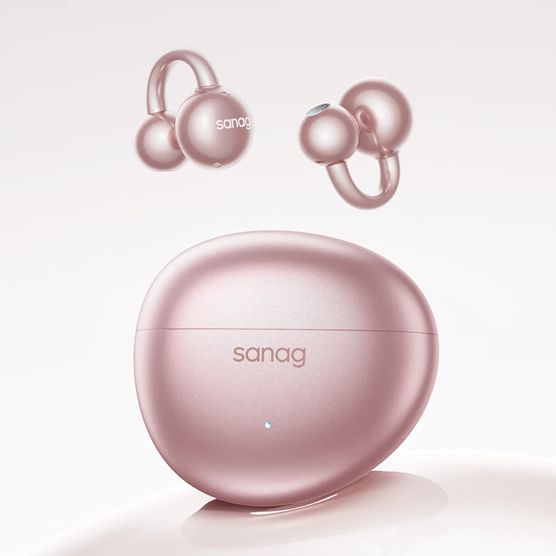 sanag S7S Casque Bluetooth Sport à Conduction Osseuse Ultra-Sensible Longue Autonomie avec Traduction IA Ouverte