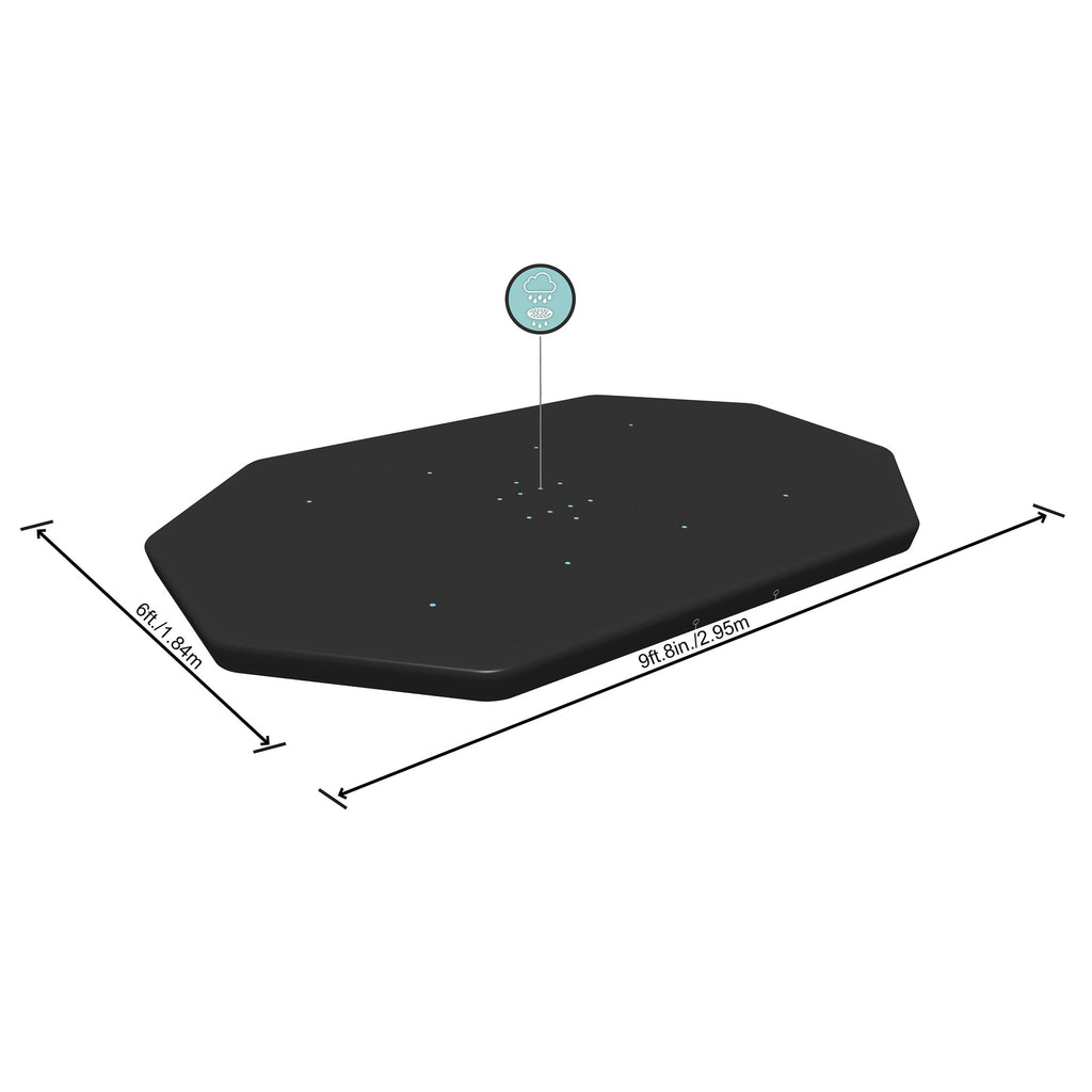 Bestway® Bâche ovale pour piscine 10 pi x 6 pi 7 po / 3,05 m x 2,00 m