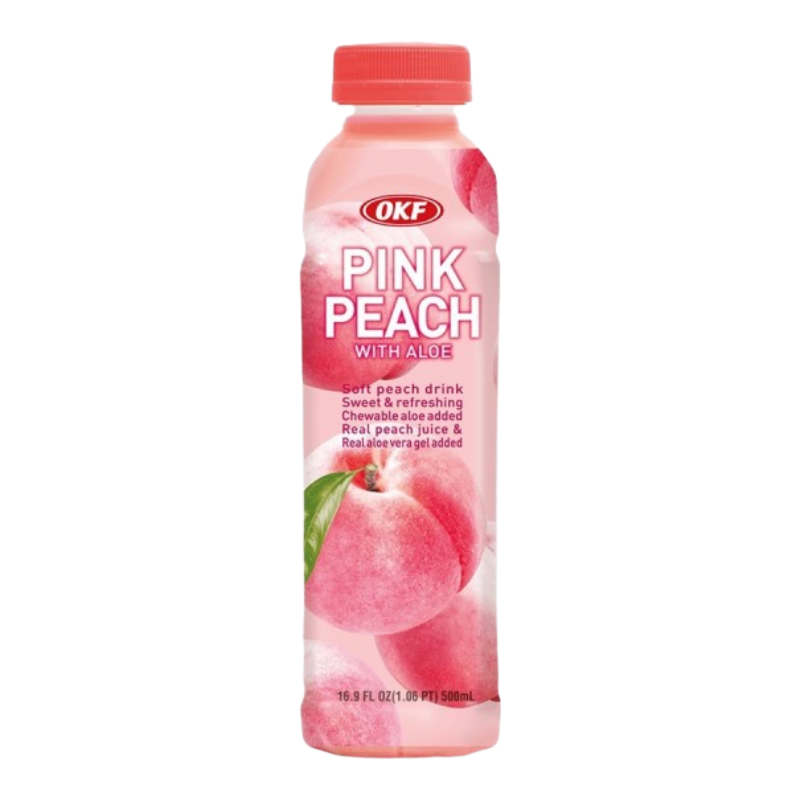 OKF Boisson à l'aloe vera Pêche 500 ml