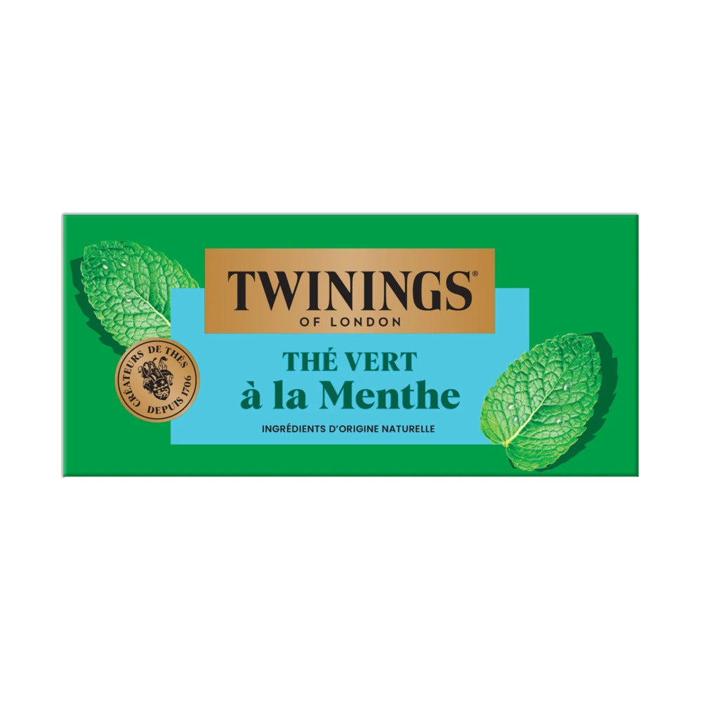 Twinings - Thé vert menthe - 25 sachets - 50 g