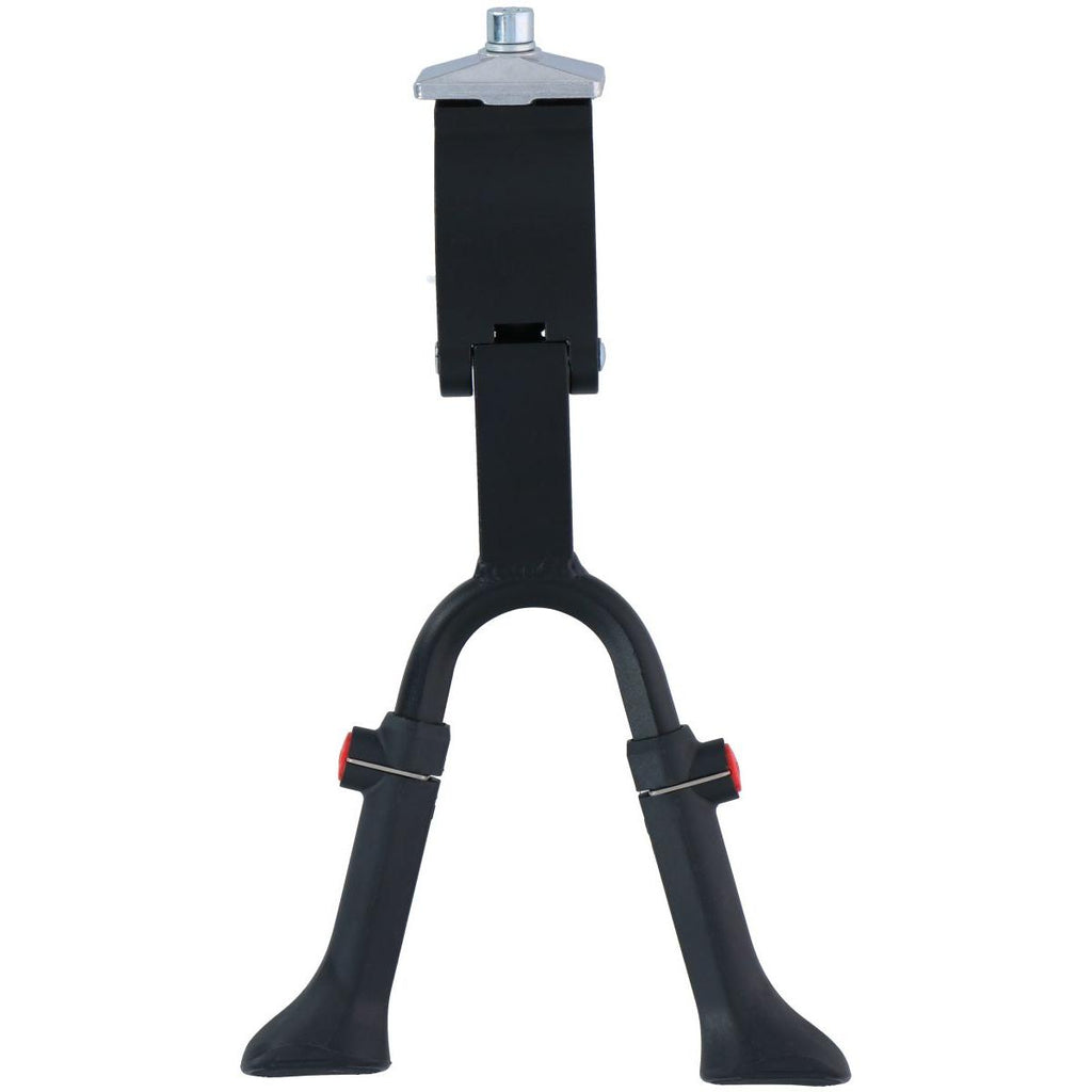 Bicycle Gear Béquille centrale double pour vélos à longueur réglable 61 à 71 cm - Noir