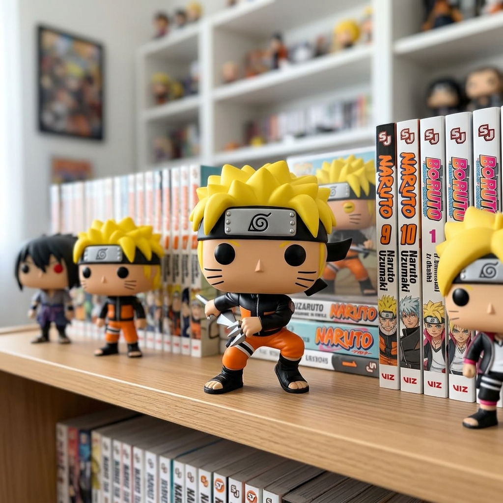 Funko Pop! Animation Naruto Shippuden Naruto avec Shuriken #823 Figurine en Vinyle