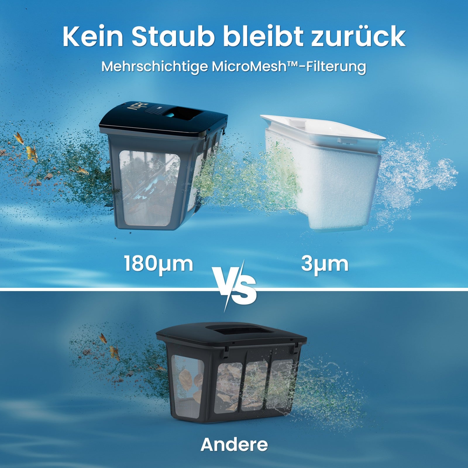 Aiper Scuba V3 robot de piscine avec IA (modèle 2026), Nettoyeur de piscine sans fil avec vision par IA et contrôle par application, Nettoie fond, parois et ligne d’eau