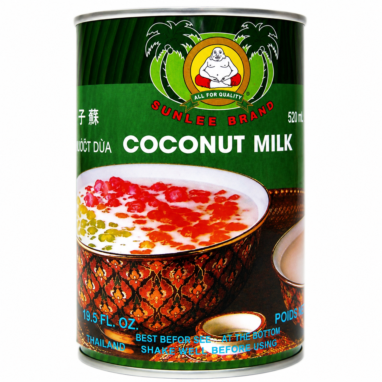 Sunlee Lait de coco spécial dessert (17-19 %) - 400 ml