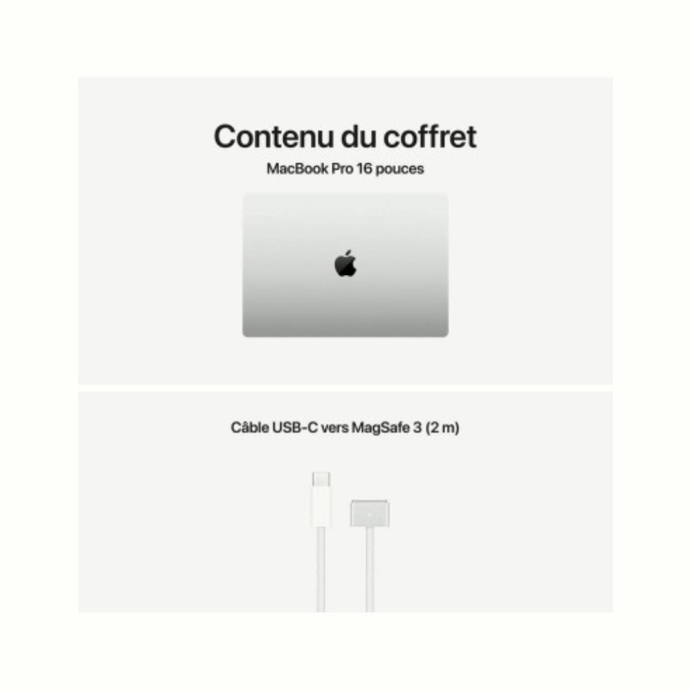 Apple MacBook Pro 14" : Puce M5 CPU 10 cœurs GPU 10 cœurs, 24 Go, 1 To SSD - Argent, AZERTY
